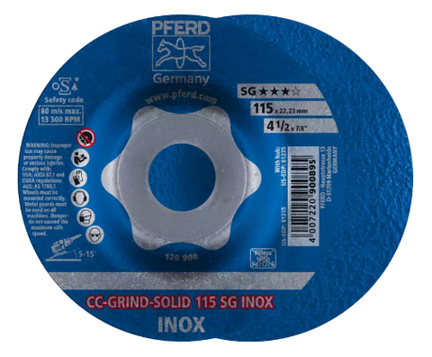 7" CC-GRIND®-SOLID - 7/8" A.H. - SG INOX