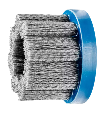 8" M-BRAD® Disc Brush - Standard Density - Round Filament, .035 SiC 180 Grit