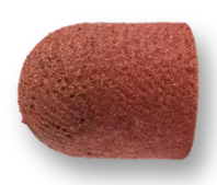 9/32" x 1/2" POLICAP® Abrasive Cap - Shape C - Aluminum Oxide - 60 Grit