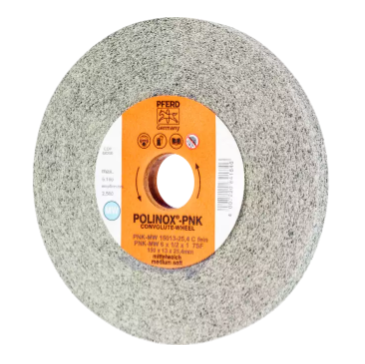 8" x 1" Convolute Wheel - 3" A.H., SIC Fine (EH) 10SF