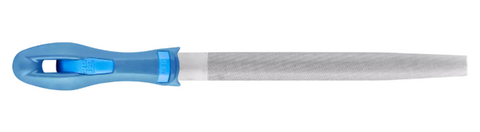 8" Half Round File - DIY Packaged - Second Cut, with Handle