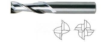 02579TC 5/16 x 5/16 x 1-1/8 x 3 2 FLUTE LONG TICN-COATED CARBIDE End Mill