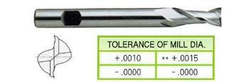 03293CE 3/16 x 3/8 x 1/2 x 2-11/16 2 FLUTE SE EXTENDED LENGTH TIALN EXTREME COATED 8% COBALT End Mill