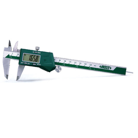 Insize 1119-150 ELECTRONIC CALIPER WITH ROUND DEPTH BAR, 0-6"/0-150mm