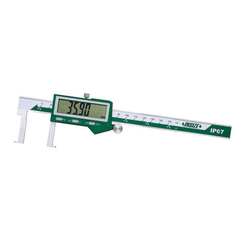 Insize 1120-150D ELECTRONIC INSIDE GROOVE CALIPER (IP67 dust/waterproof, without data interface), 20-150mm/.78-6", 0.01mm/.0005"