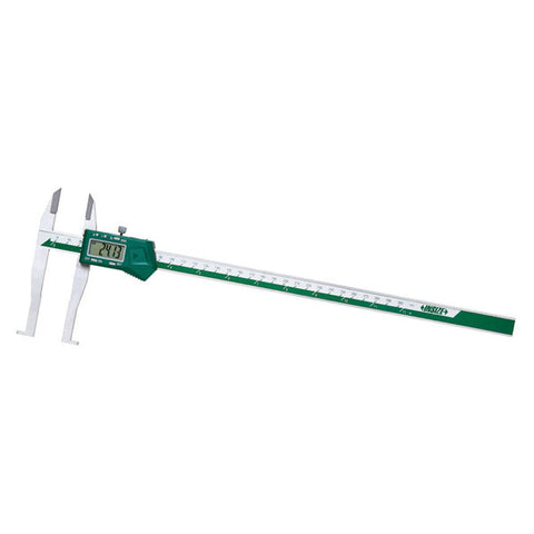 Insize 1129-300WL ELECTRONIC DEEP HOLE INSIDE GROOVE CALIPER, 0-12"/0-300mm, graduation .0005"/0.01mm, built-in wireless
