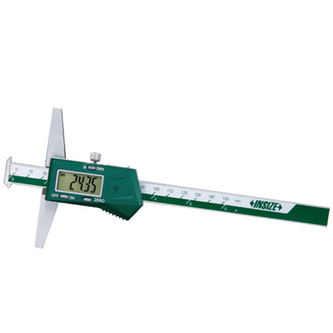Insize 1144-200A ELECTRONIC DOUBLE HOOK DEPTH GAGE, 0-8"/0-200mm