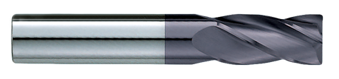 Garr 02057 170MA 1/8" SQ End Mill 4FL 1/4" F/L *TiALN*