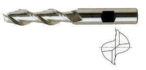 18071HF 1/2 x 1/2 x 2 x 4 2 FLUTE LONG LENGTH HI HELIX TIALN-FUTURA COATED HSS End Mill