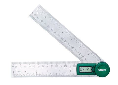 Insize 2176-200 ELECTRONIC PROTRACTOR, Size (L) 8", 0-360°