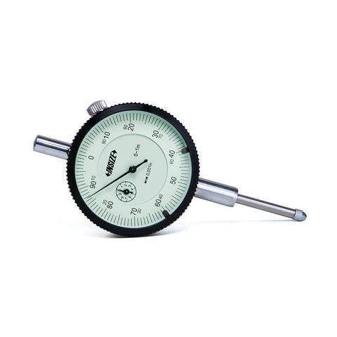 Insize 2307-1RF REVERSE READING DIAL INDICATOR, 1", flat back