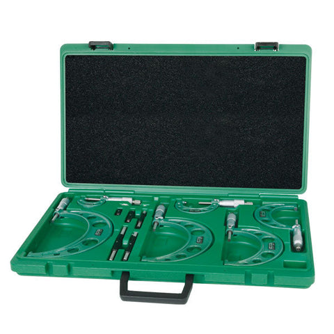 Insize 3203-66A OUTSIDE MICROMETER SET W/CASE, 0-6"