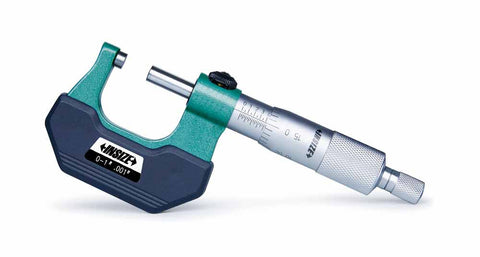 Insize 3236-1B OUTSIDE MICROMETER FOR LEFT AND RIGHT HAND, 0-1"