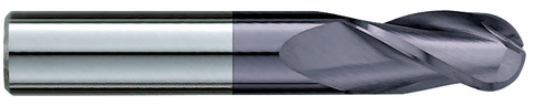 Garr 17277 323MA 7/16" BALL End Mill 3FL 1" F/L *TiALN*