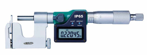 Insize 3562-50E ELECTRONIC INTERCHANGEABLE ANVIL MICROMETER, 1-2"/25-50mm