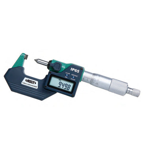 Insize 3566-75CA ELECTRONIC CRIMP HEIGHT MICROMETER, 50-75mm/2-3", 0.001mm/.00005"
