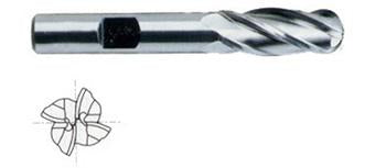 43301CF 5/16 x 3/8 x 3/4 x 2-1/2 4 FLUTE REGULAR LENGTH BALL NOSE TIALN-FUTURA COATED 8% COBALT End Mill