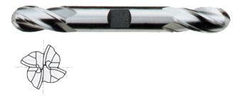 46297CN 1/4 x 3/8 x 5/8 x 3-3/8 4 FLUTE REGULAR LENGTH DE BALL NOSE TIN COATED 8% COBALT End Mill