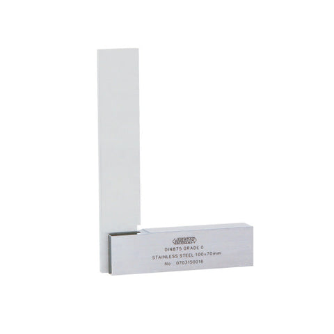 Insize 4792-200 90° FLAT EDGE SQUARE WITH WIDE BASE, 7.9x5.1"