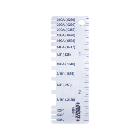 Insize 4853-1 SHEET METAL THICKNESS GAGE