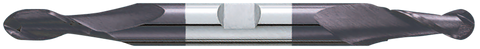 Garr 35057 525MA 1/4" 1/4 BALL End Mill 2FL DE 3/8SH*TiALN