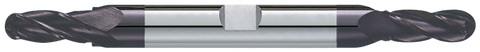 Garr 36047 535MA 7/32" 7/32 BALL End Mill 4F DE 3/8SH*TiALN