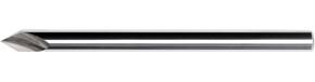 62-2605-  .005" Web Thickness 30Deg Included Angle 2 Flute Engraving Tools -Hill Industrial Tools