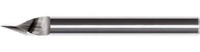 62-1600-  .004" Tip Diameter 40Deg Included Angle Spiral Flute Engraving Tools -Hill Industrial Tools