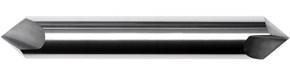 64-6850-  90Deg Included Angle Chamfer Mills 2 Flute Double End -Hill Industrial Tools