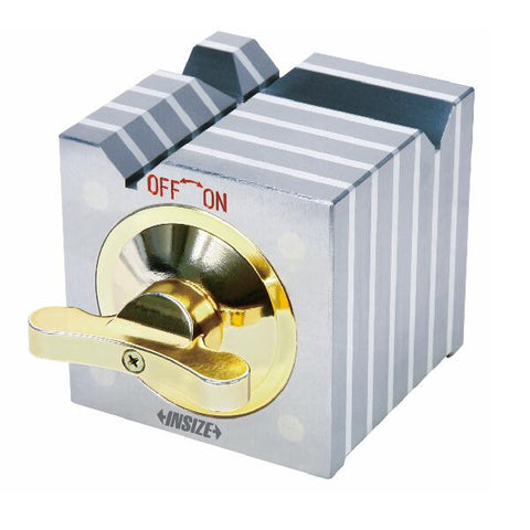 Insize 6539-100 MAGNETIC SQUARE WITH V GROOVE, 4x4x4"