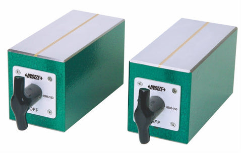 Insize 6898-100 MAGNETIC RECTANGULAR BLOCKS, 3.9x2.8x2.8", pair