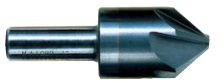 1/8"x90° Diameter HSS 6 Flute Countersink