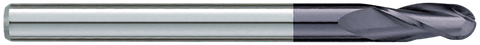 Garr 55577 723MA 1/4x3x1" BALL 3FL 1" F/L *TiALN*