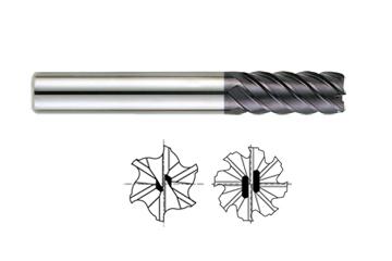 8 FLUTE REGULAR LENGTH 45 DEG HELIX X-POWER CARBIDE