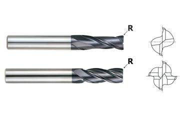 4 FLUTE STUB LENGTH CORNER RADIUS X-POWER CARBIDE