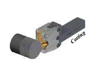 73310120631 CNC-125RS-3-M CNC #3 Modular Knurling Tool 1 1/4" Round Shank M Wheel