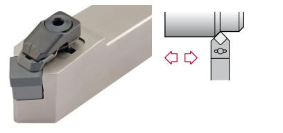 CSDNN164 CD Square Shank Holder for Ceramic Inserts