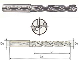 DGE433173 17.3 x 18 x 93 x 143 CARBIDE DREAM DRILL FOR ALUMINUM W/ COOLANT (5XD)