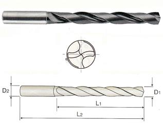 DH424136 13.6 x 14 x 77 x 124 CARBIDE DREAM DRILL (5XD) - METRIC