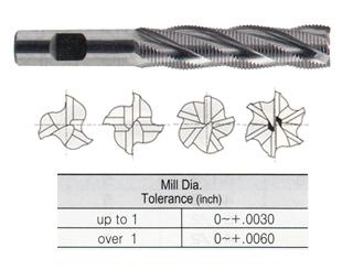E9A86020TF 5/16 x 3/8 x 1-3/8 x 3-3/16 3 FLUTE LONG LENGTH CENTER CUT FINE PITCH ROUGHER TIALN FUTURA COATEDPOWDER METAL TANK-POWER End Mill