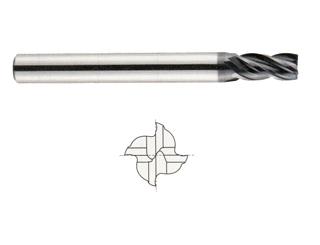 EMC75014 7/32 x 1/4 x 1/4 x 2 V7 MILL INOX 4 FLUTE STUB LENGTH CARBIDE END MILL