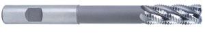 EP20642F 1 x 1 x 2 x 6-1/2 6 FLUTE 35 DEGREE HELIX FINE PITCH CENTER CUT EXTENDED NECK ROUGHING TIALN-FUTURA COATED END MILL
