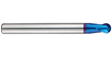 G84308 1/8 x 1/4 x 1/8 x 2, NECK DIA .121, NECK LENGTH .252 2 FLUTE BALL REGULAR LENGTH X-5070 CARBIDE END MILL