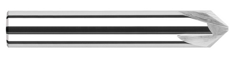 771545 Harvey Tool 1/4 D x 45 DEG LONG CHAMFER, 4 FL