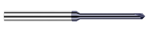 764145-C3 Harvey Tool .078 D x 45 DEG, 10x RCH CHAMFER, AlTiN