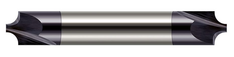 756930-C3 Harvey Tool .030 R x .058 P FLRD CREM DE 2 FL AlTiN