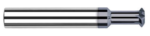 776616-C3 Harvey Tool 1/4D x 90DEG x .010 FLAT SR DASC, AlTiN