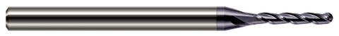 877140-C3 Harvey Tool .040 BALL CARB 6x LONG FLUTE EM, AlTiN