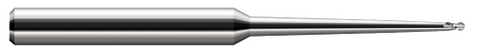 17720 Harvey Tool .020 BALL x 1.0 RCH CLEAR EM, 2 FL