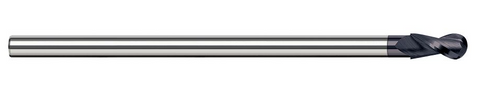 804212-C3 Harvey Tool 3/16 D x .156 SHANK BALL EM, 4 FL, AlTiN